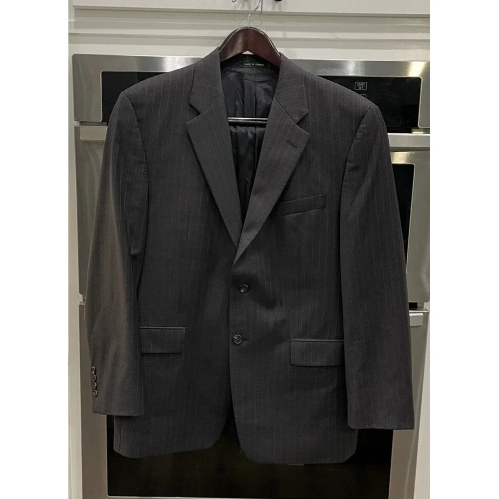 Ralph‎ Lauren 41R  Black Wool Blazer Sport Coat Casual